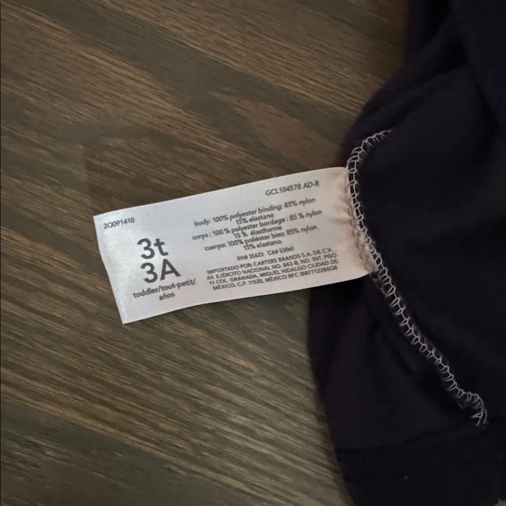 NWOT OshKosh B’gosh Navy Gray Colorblock Microfleece 1/4 Zip | 3T